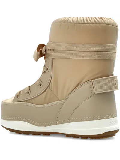 Bogner La Plagne Lace-up Padded Sneakers In Neutral