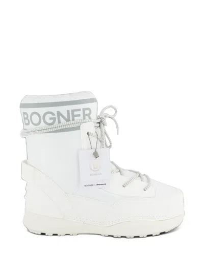 Bogner La Plagne Padded Snow Boots In White