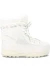 Bogner Lace-up Boots In White