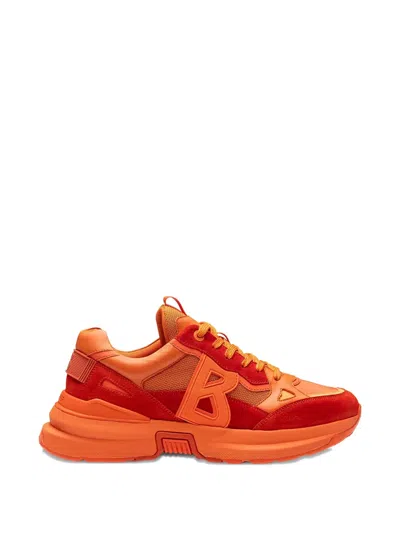 Bogner Lace-up Sneakers In Orange