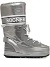 Bogner Lace-up Snow Boots In Gray