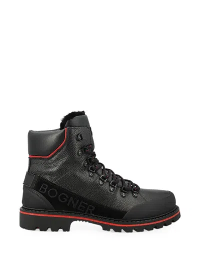 Bogner Lace-up Lug-sole Ankle Boots In Multi