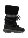 Bogner Logo Strap Snow Boots In Black