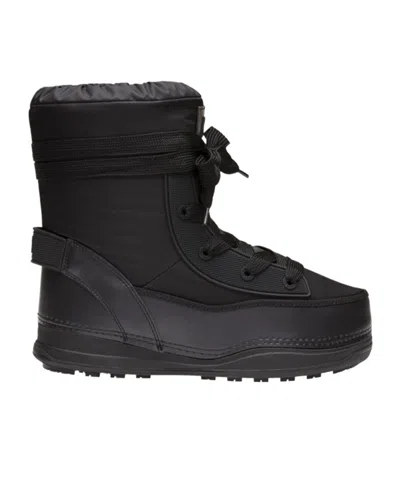 Bogner Lacing Short Boots In Black