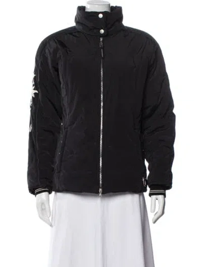 Pre-owned Bogner Lamb Leather Knee-length Skirt In Burgundy