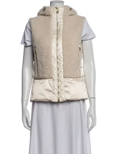 Pre-owned Bogner Lamb Leather Vest In Neutrals