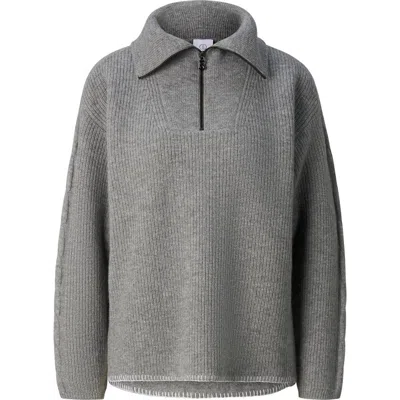 Bogner Larissa Virgin Wool Sweater In Gray