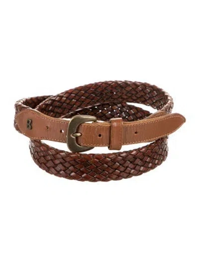 Pre-owned Bogner Leather Belt In Brown