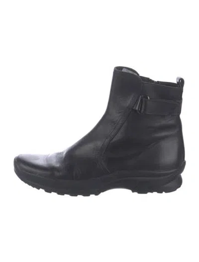 Pre-owned Bogner Leather Boots In Black
