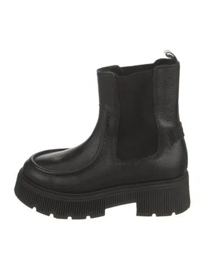 Pre-owned Bogner Leather Chelsea Boots In Black