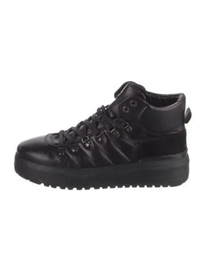 Pre-owned Bogner Leather Lace-up Boots In Black