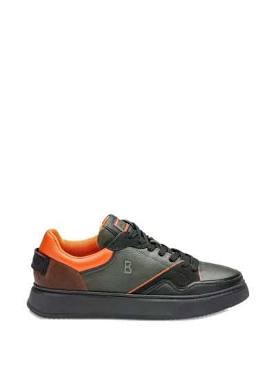 Bogner Leather Sneakers In Green