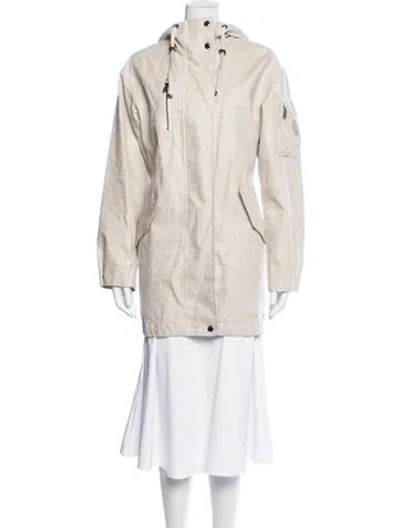 Pre-owned Bogner Linen Parka In Neutrals