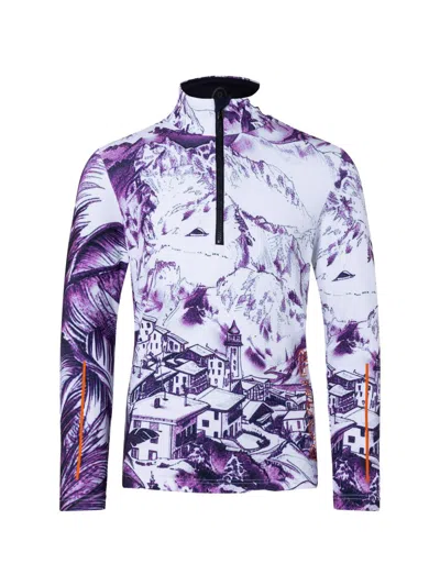 Bogner Little Girl's & Girl's Chris Half-zip Pullover In Multi