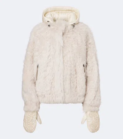 Bogner Shell-trimmed Shearling Ski Jacket In Multi