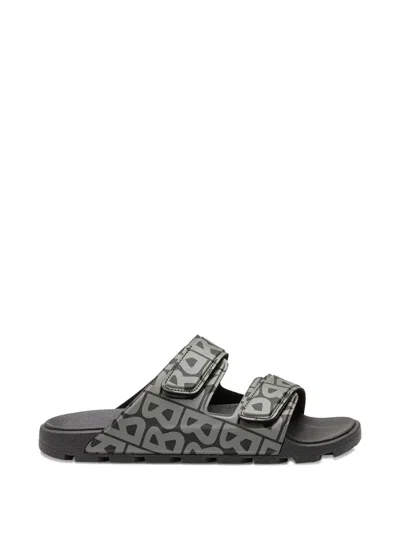 Bogner Logo-print Slides In Gray