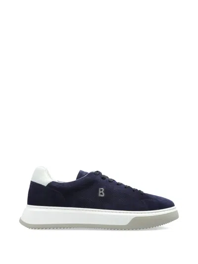 Bogner Logo-plaque Sneakers In Blue