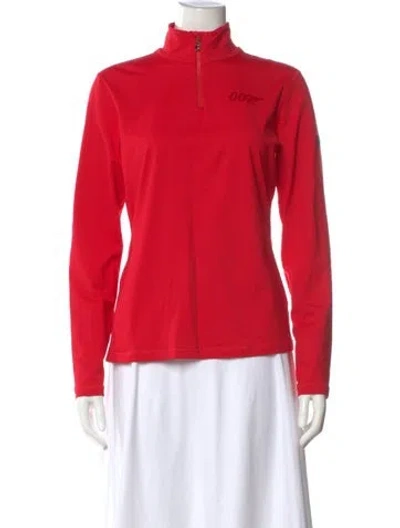 Pre-owned Bogner Long Sleeve Top In Red