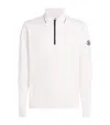 Bogner Long-sleeve Zip-up Polo Shirt In White