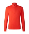 Bogner Harry Half-zip Performance T-shirt In Red