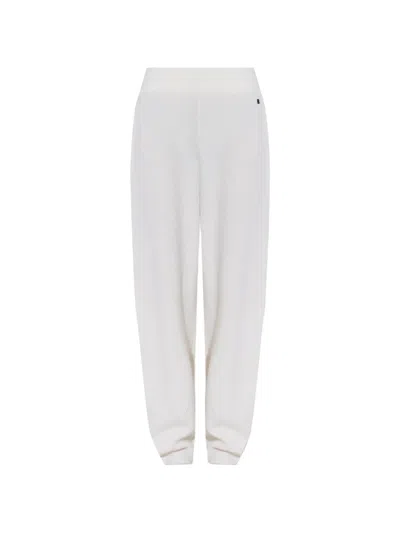 Bogner Luana Knitted Wool Trousers In White