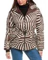 Bogner Lucca-d Printed Down Jacket In Brown