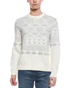 Bogner Lucian Wool-blend Crewneck Sweater In White