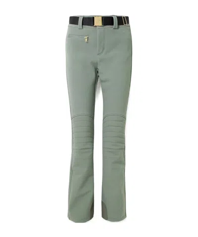 Bogner Madei Belted Stretch-shell Straight-leg Ski Pants In Green