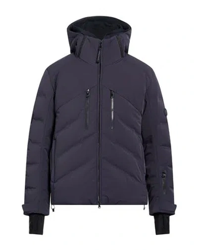 Bogner Man Puffer Midnight Blue Size S Polyamide, Elastane In Multi