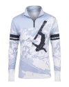 Bogner Man T-shirt Light Blue Size M Polyester, Elastane In Blue