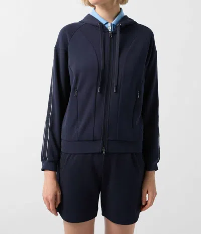 Bogner Marlena Jersey Jacket In Navy In Blue