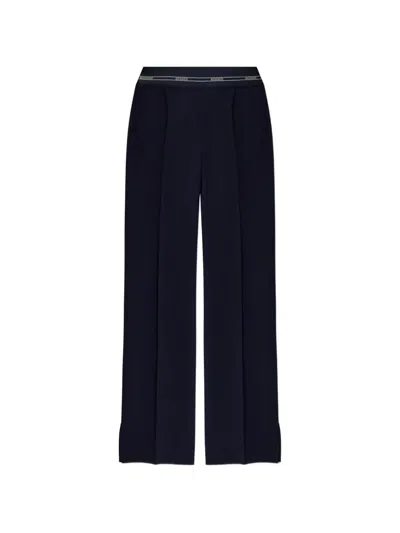 Bogner Marlene Logo-waistband Trousers In Blue