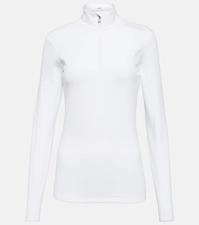 Bogner Madita Quarter-zip Thermal Base-layer Top In White