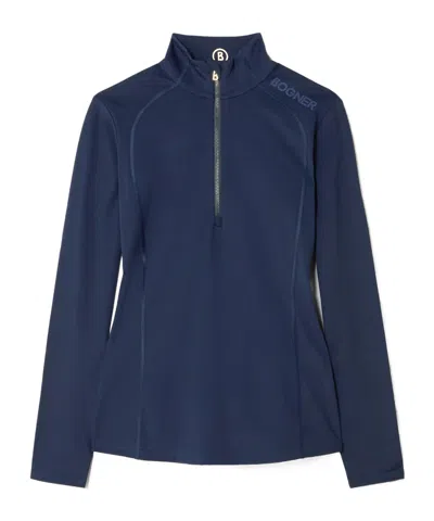 Bogner Medita2 Stretch-jersey Ski Top In Blue