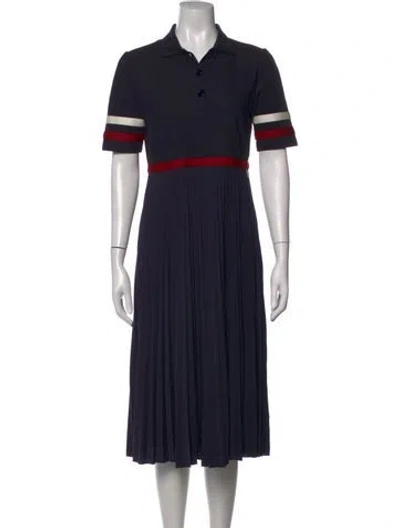 Pre-owned Bogner Midi Length Dress In Blue