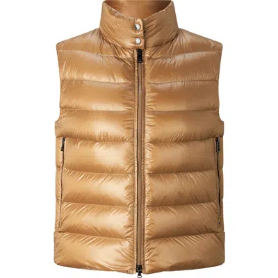 Bogner Milly Lightweight Down Vest In Brown