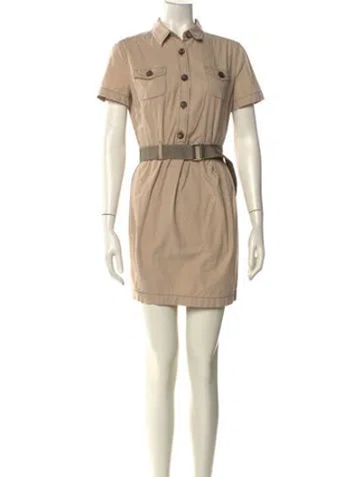 Pre-owned Bogner Mini Dress In Neutral