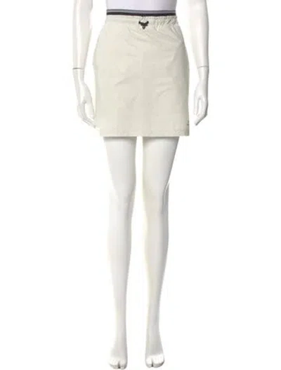Pre-owned Bogner Mini Skirt In Neutral