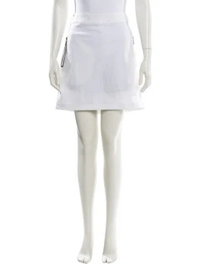 Pre-owned Bogner Mini Skirt In White