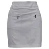 Bogner Mirana Mini Skort Wit Pockets In White Polyester In White