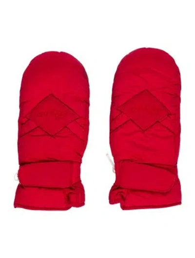 Pre-owned Bogner Mittens In Red