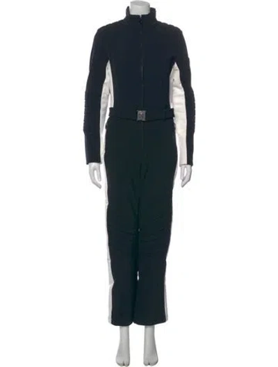 Pre-owned Bogner Mock Neck Jumpsuit In Black