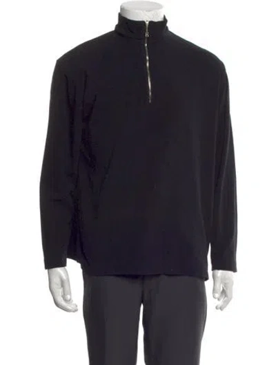 Pre-owned Bogner Mock Neck Long Sleeve Pullover In Blue