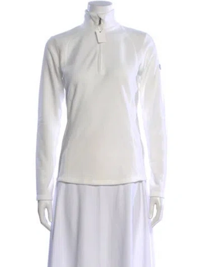 Pre-owned Bogner Mock Neck Long Sleeve Sweatshirt In Neutral