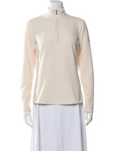 Pre-owned Bogner Mock Neck Long Sleeve Sweatshirt In Neutrals