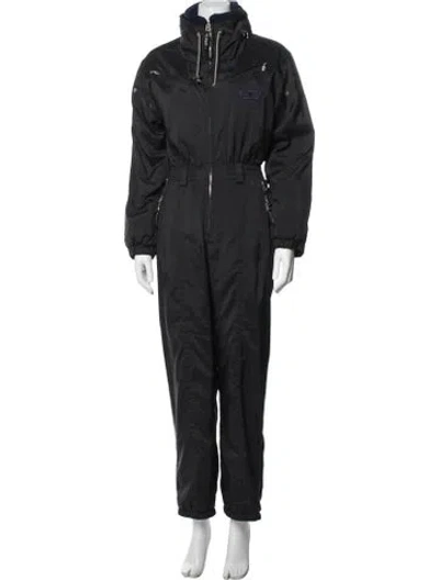 Pre-owned Bogner Mock Neck Ski Suit In Black