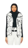 Bogner Naima Ski Vest In Light Chalk