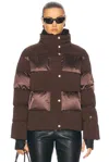 Bogner Naja Down Jacket In Black Coffee