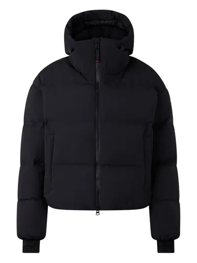 Bogner Neila Hooded Puffer Jacket In Black