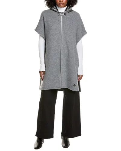 Bogner Nilla Wool-blend Poncho In Gray